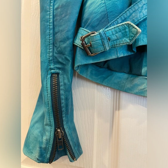 NWT Muubaa ombre color leather jacket - Picture 8 of 11